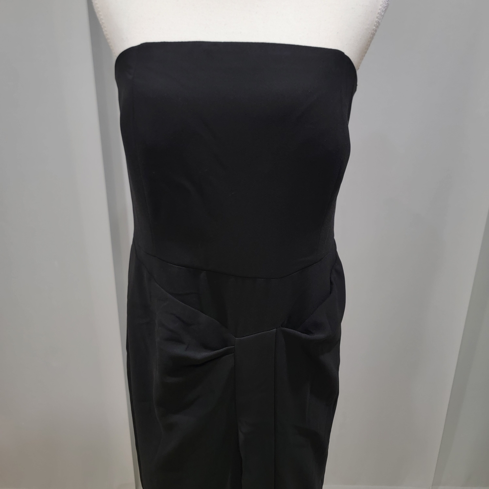Joseph Ribkoff Signature Label Strapless Black Jumpsuit - Picture 2 of 8